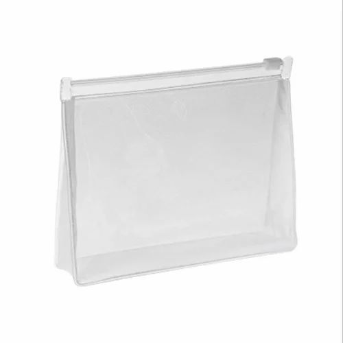 PVC Zipper Bag - 100% Virgin Material, Customize Size, Transparent Color | Plain Design