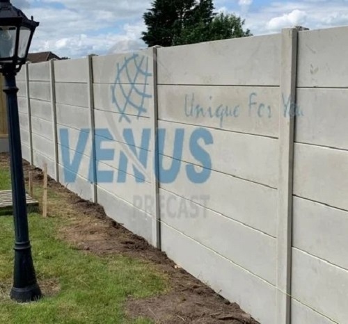 RCC Compound Boundary Wall - 50mm Thickness, 2100mm x 300mm Slab, Grey | Eco Friendly, Weather Proof, Strong Panel Build