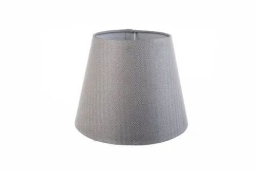 Silver Cotton Lamp Shade