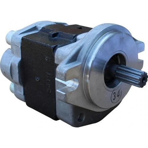 Silver Hydraulic Gear Pump - Cast Iron, Good Condition | Premium Quality, Optimum Performance, Industrial Usage, Hydraulic Power