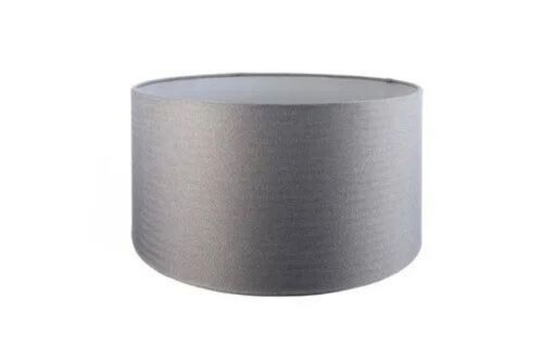 Silver Plain Cotton Lamp Shade