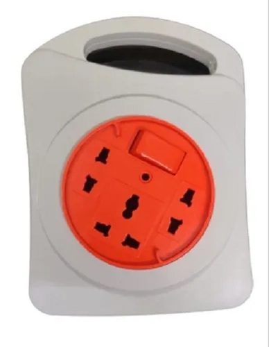 Square Extension Board - Durable, 3 Pin Design | Rated Voltage: 220V, Color: White, Application: Home Appliances, Frequency: 60MHz