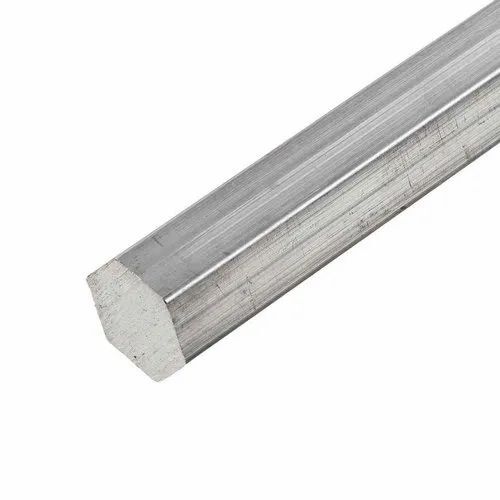 Stainless Steel Hexagon Bar - Fine Finish Durable Quality Polished Silver Surface Standard Grade | Ideal for Industrial Applications