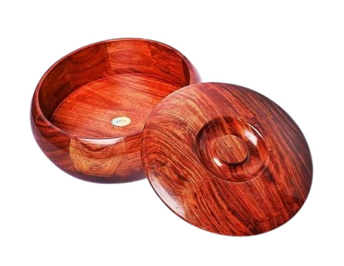 Wooden Chapati Casserole - 10x10 Inch Round Design | Made of Quality Wood, Perfect for Home Use