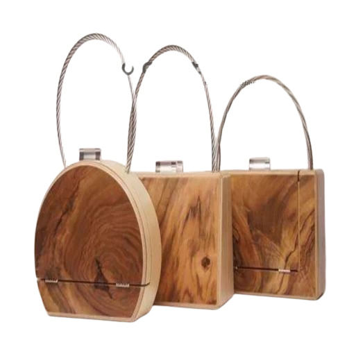 Wooden Ladies Purse