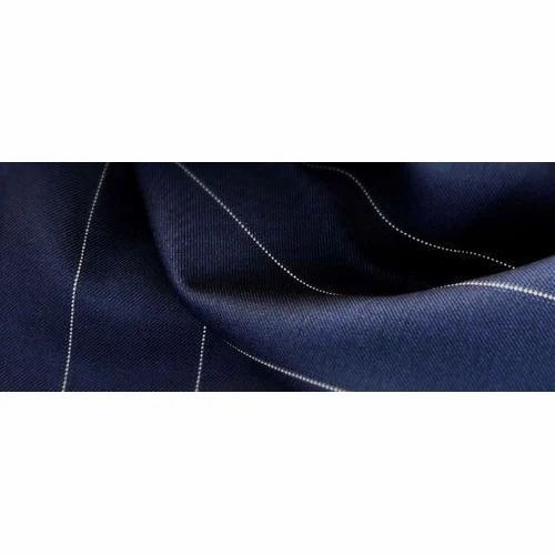 Worsted Wool Suiting Fabric - 36-58 Inch Width, 50-100 Mtr Roll Length | Washable, Plain Texture, Shrink Resistant