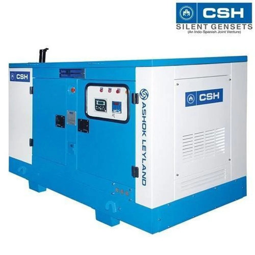 100 KVA Three Phase CSH Ashok Leyland Silent Genset