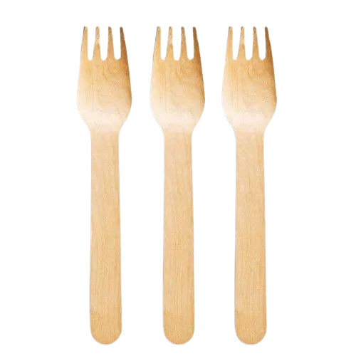 160 Mm Disposable Wooden Fork 