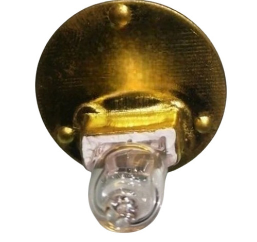 23 Watt Photo Optic Halogen Lamp - Brass Body, G4 Base Type, 4000K Color Temperature | Round Shape, Multi Color, Warm White Lighting