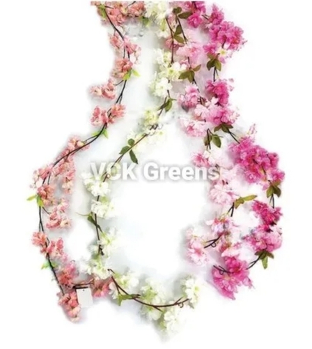 Artificial Peach Blossom Flower Garlands