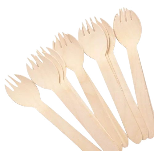 Disposable Wooden Spork 