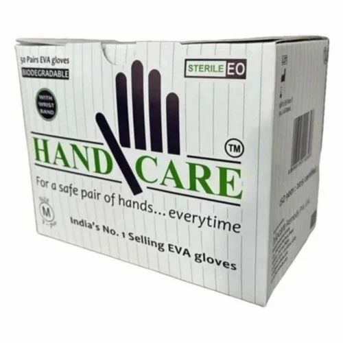 EVA Medical Disposable Gloves - Medical Grade, Sterile, Transparent , 50 Pairs (Sizes: XS, M, XL), Recyclable, Ideal for Medical Examination Use