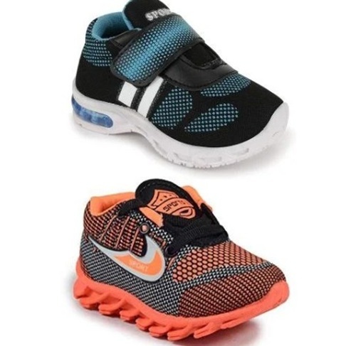 Fancy Kids Sports Shoe - Multi Color, Unisex, All Sizes | Comfortable, Anti Slip, Washable, Suitable for Autumn, Spring, Summer