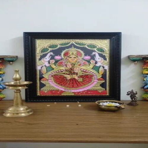 Goddess Lakshmi Tanjore Painting