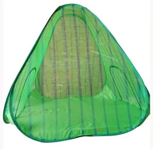 Green Mosquito Bed Net - Polyester, 50x42cm, Green | Easy Installation, Lightweight, Breathable Fabric, Insect Protection, Portable Design, Compact Size