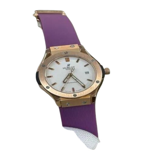 Ladies Luxury Analog Watch - Round Dial Design | Customized Size, Multicolor Elegance for Party Wear
