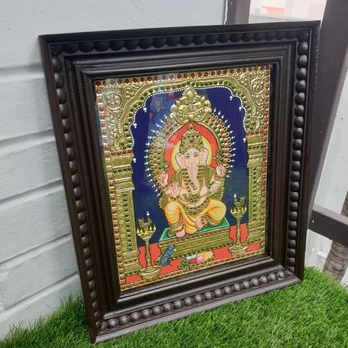 Lord Ganesha Tanjore Painting