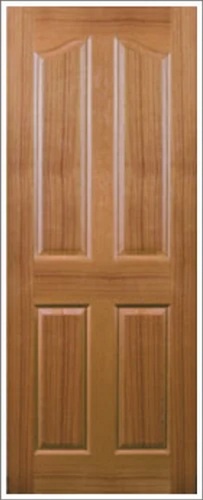 Plywood Flush Door - Durable Modern Design, Finished Brown Entry Doors for Office, Bedroom, Exterior and Interior Use