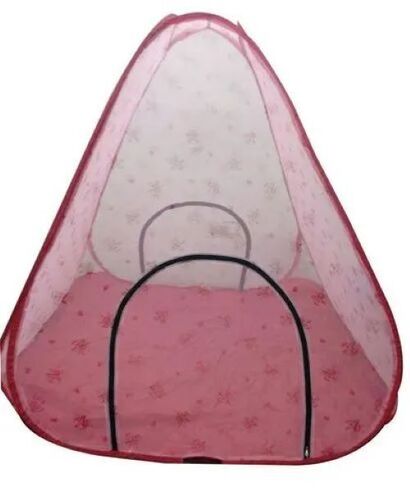 Red Mosquito Bed Net - 55x45cm Polyester , Premium Quality Lightweight Design with Easy Installation and Insect Protection
