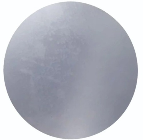 Silver Crc Iron Circle - Diameter 3.5 Inches, Thickness 4 Mm, Surface Finish Coated, Gauge 23G, Round Shape | For Manufacturing Applications, Silver Color