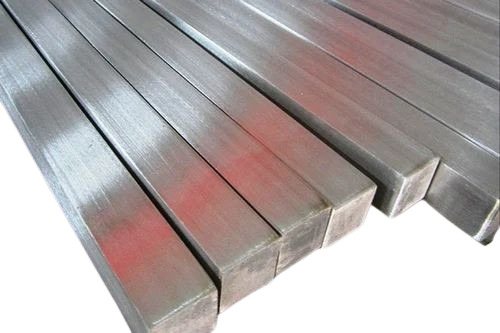 Stainless Steel Square Bar - Customized Size, Silver Color | Durable Quality, Fine Finishing, Industrial Standard