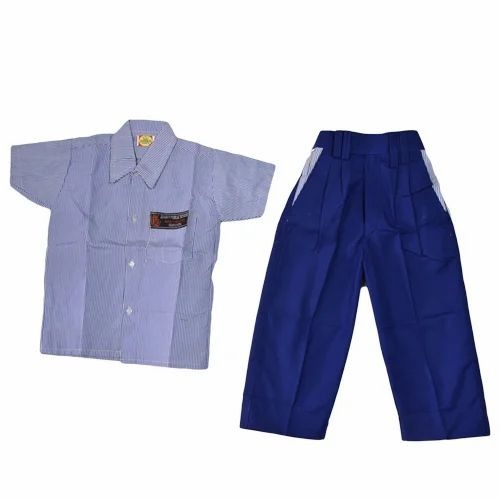 Paint Shirt - Cotton Size 22 & 23 Blue & White | Breathable Washable Ideal for School