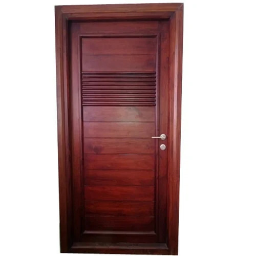 Teak Veneer Door - Modern Design with Durable Finished Surface | Ideal for Office, Bedroom, Exterior, and Interior Use