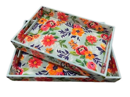 Wooden Floral Trays