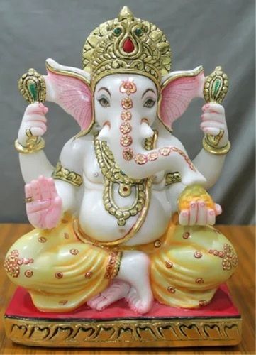 2 Feet Marble Ganpati Statue