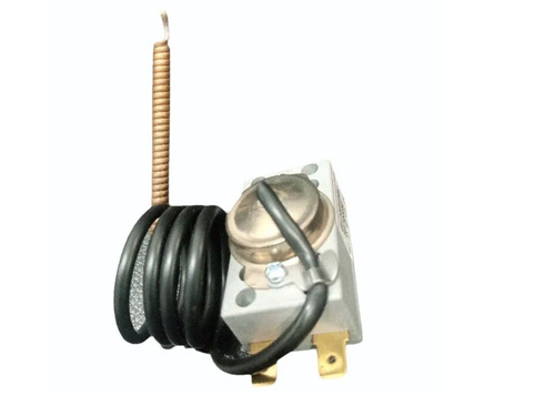 Capillary Geyser Thermostat - Stainless Steel, 250V, 10A Rated Current, 50Hz Frequency | Industrial Use, Available in White, Red, Black