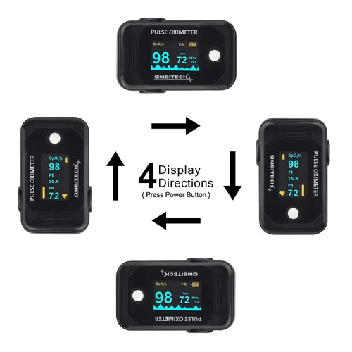 4 Display Modes Pulse Oximeters