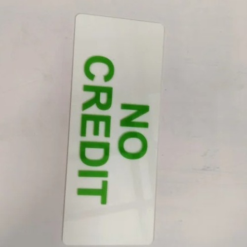 Acrylic Name Plates - Waterproof, Multi-Color Options | Rectangular & Square Shapes Available, All Purpose Use