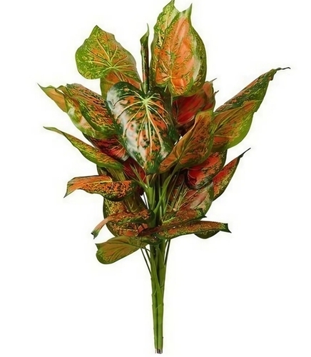 Artificial Aglaonema Indoor Plant - 2 Meter Lightweight Design, Durable Material, Allergen-free, Realistic Appearance, Pet-safe, Easy To Clean, Long-lasting Color, Versatile Decor