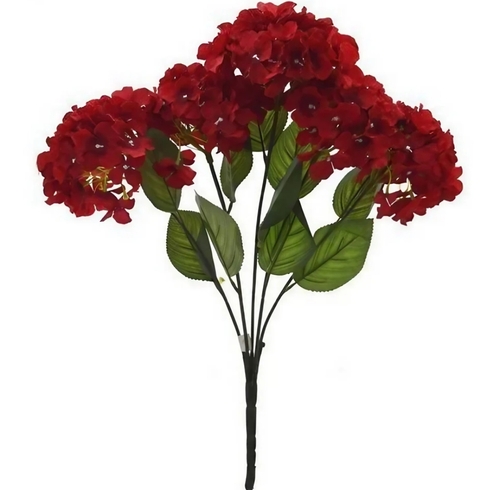 Artificial French Hydrangea Plant - Durable & Lightweight Material , Allergen-Free, Versatile Decor for Home with Long-Lasting Color and Easy to Clean Features