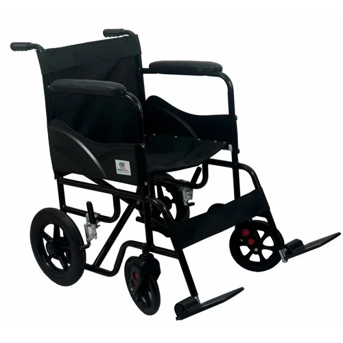 Black Hospital Manual Wheelchair