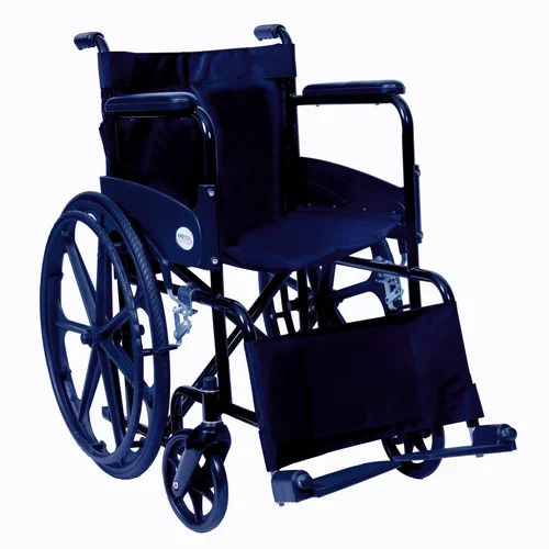 Blue Hospital Manual Wheelchair