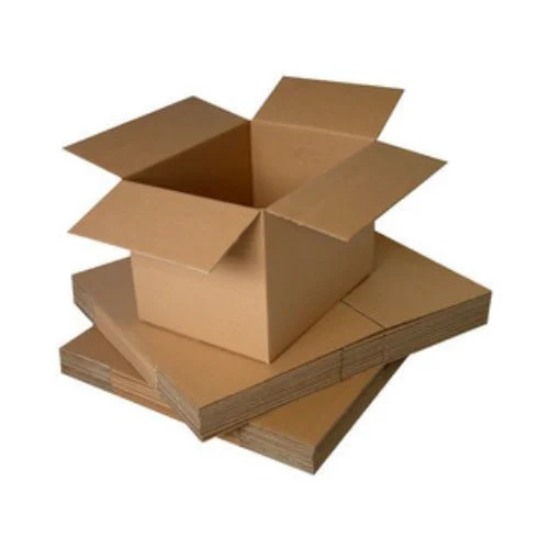 Kraft Paper 3 Ply Corrugated Box - Durable, Eco-Friendly, Rectangle Shape | Ideal for Personal Care, Gift & Crafts, Available in Various Colors