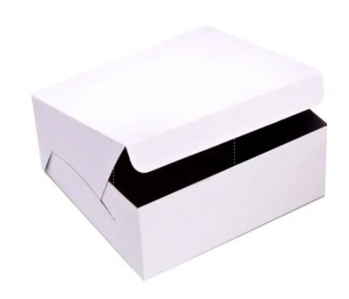 Cake Pastry Corrugated Packaging Box - Kraft Paper, Rectangle Shape, Various Colors | Durable, Eco-Friendly, Plain Design for Food Use