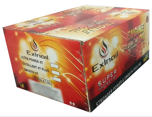 Engine Oil Printed Corrugated Packaging Box