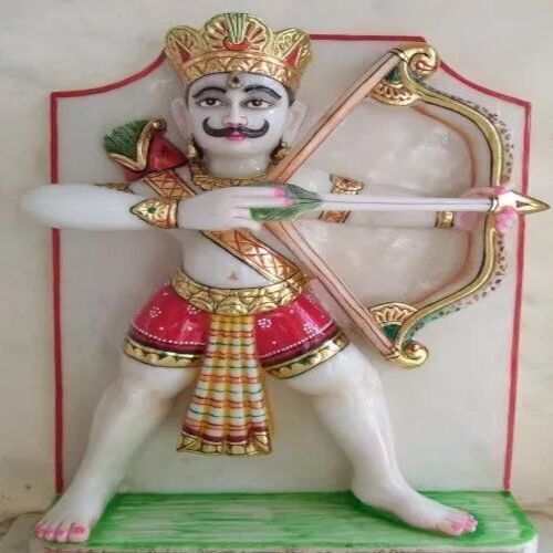 Ghanta Karan Mahaveer Marble Statue