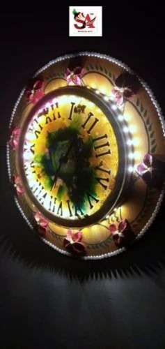 Handcrafted Resin Art Wall Clock