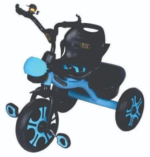Premium High Design Tricycle - Compact Plastic & Iron Build, Anti-Rust Coating, Adjustable Handle Height, Comfortable Seating, Wide Turning Radius, Perfect for Ages 1.5 to 5 Years