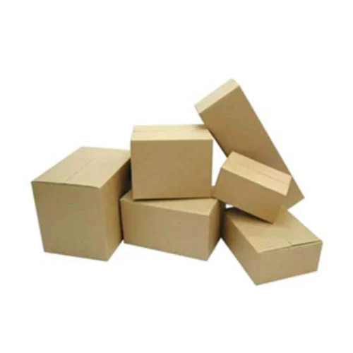 Industrial Corrugated Box - Durable Kraft Paper, Eco-Friendly & Plain Design | Versatile Rectangle Shape for Personal Care, Pharmaceutical, Gift & Crafts