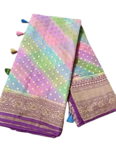 Khaddi Georgette Silk Saree