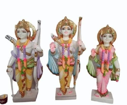 Marble Ram Sita Laxman Statue