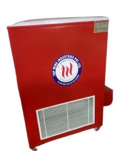 Oil Gas Fired Hot Air Generator - 220 Volts Automatic Firing, 90% Efficiency, Red Color | Ideal for Heating Systems at 40Â°C