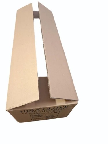 Plain Corrugated Packaging Box - Eco Friendly Kraft Paper | Durable, Rectangle Shape For Personal Care, Pharmaceutical, Gift & Crafts