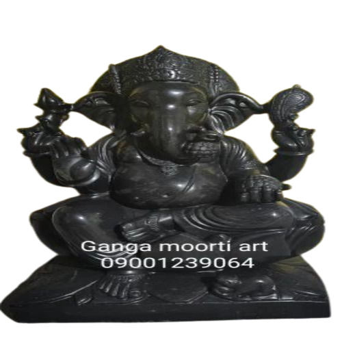 Polished Dancing Ganesh Statue