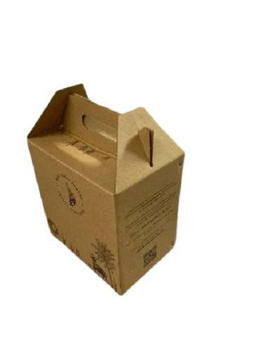 Printed Brown Corrugated Box - Eco-Friendly Kraft Paper, Durable Rectangle Shape, Versatile Use for Personal Care, Pharmaceutical, Gift & Crafts, Various Colors