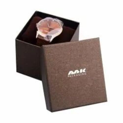 Sport Watch Box - Cardboard Material, 8x8 Inch Size | Features: 180 GSM, Plain Design, Customizable Size Options